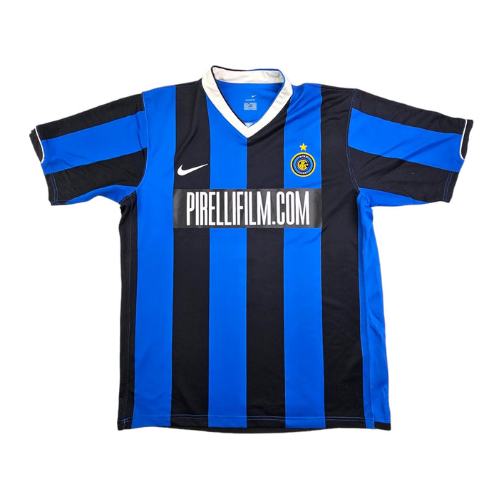 2006/07 Inter Milan Home Football Shirt (L) Nike #7 Figo - Football Finery - FF203608