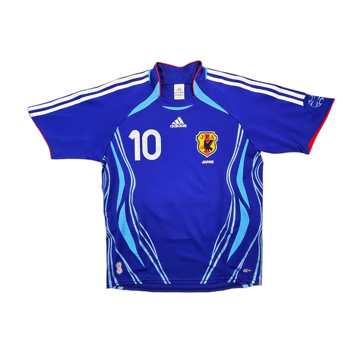 2006/07 Japan Home Football Shirt (M) Adidas # 10 Nakamura - Football Finery - FF202751