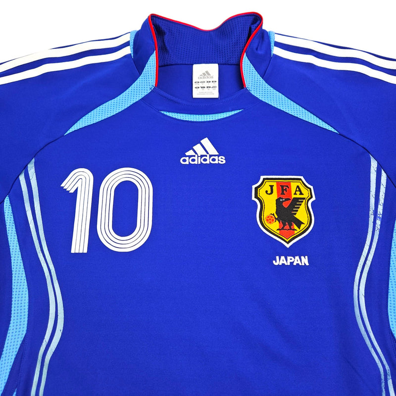 2006/07 Japan Home Football Shirt (M) Adidas # 10 Nakamura - Football Finery - FF202751