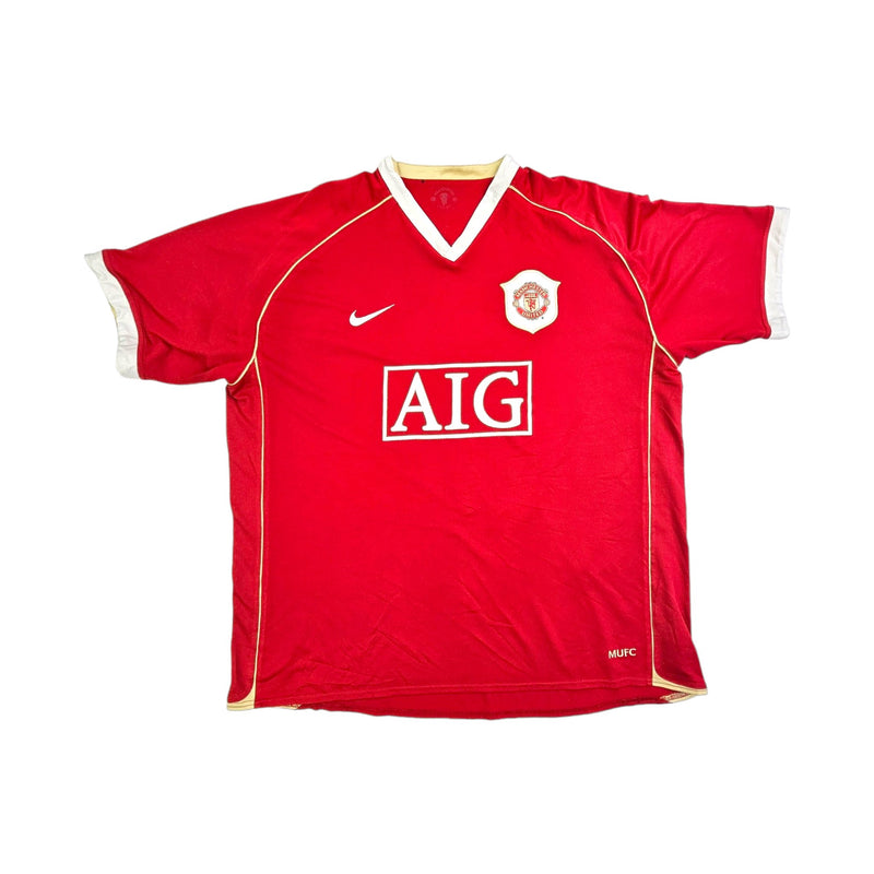 2006/07 Manchester United Home Football Shirt (XL) Nike #7 Ronaldo - Football Finery - FF203684