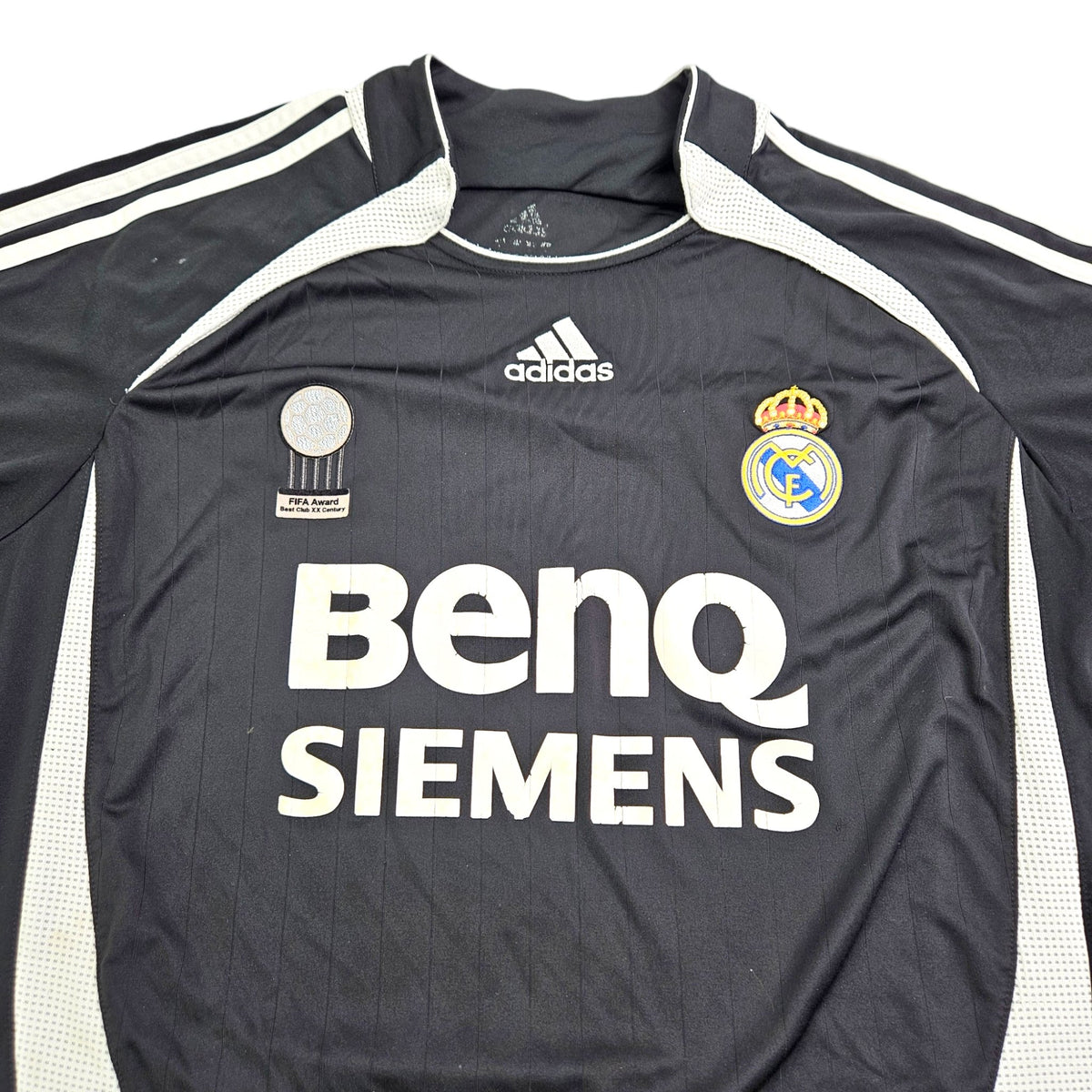 2006/07 Real Madrid Away Football Shirt (L) Adidas #23 Beckham - Football Finery - FF203633