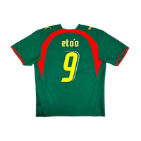 2006/08 Cameroon Home Football Shirt (L) Puma #9 Eto'o - Football Finery - FF204091