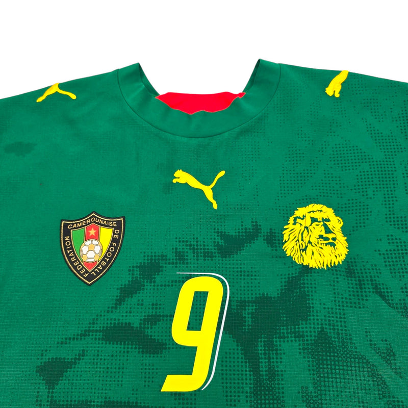 2006/08 Cameroon Home Football Shirt (L) Puma #9 Eto'o - Football Finery - FF204091