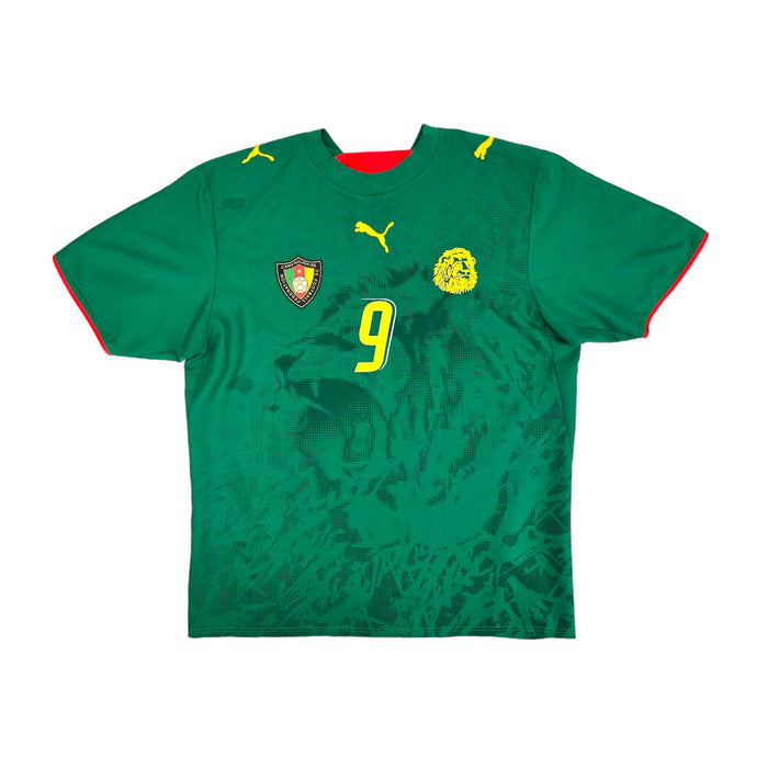 2006/08 Cameroon Home Football Shirt (L) Puma #9 Eto'o - Football Finery - FF204091