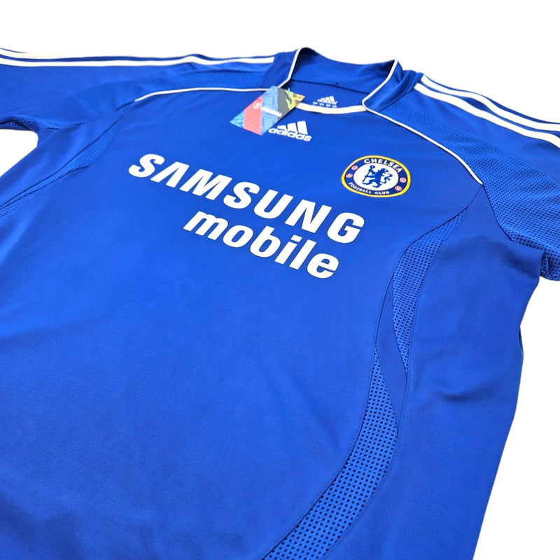 2006/08 Chelsea Home Football Shirt (L) Adidas #11 Drogba - Football Finery - FF203426