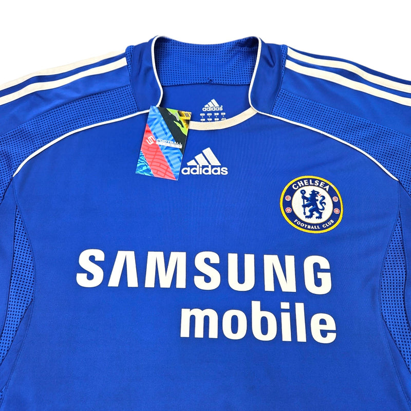 2006/08 Chelsea Home Football Shirt (L) Adidas #11 Drogba - Football Finery - FF203426