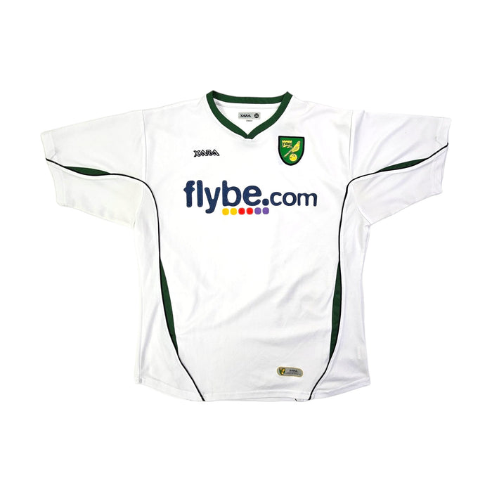 2006/08 Norwich City Away Football Shirt (L) XARA #9 Dublin - Football Finery - FF203571