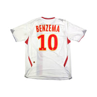 2006/08 Olympique Lyonnais Home Football Shirt (L) Umbro #10 Benzema - Football Finery - FF203589