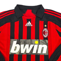 2007/08 AC Milan Home Football Shirt (M) Adidas #99 Ronaldo - Football Finery - FF204121