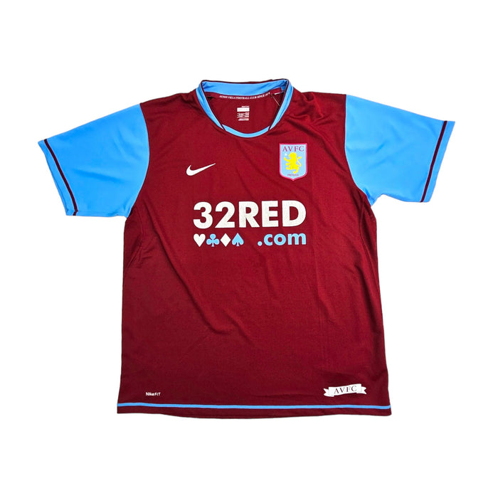 2007/08 Aston Villa Home Football Shirt (L) Nike - Football Finery - FF203570