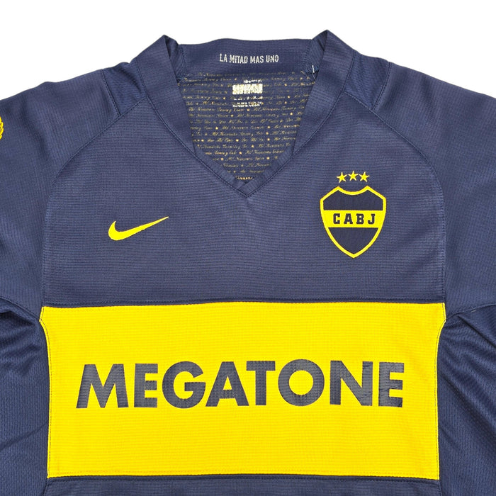 2007/08 Boca Juniors Home Football Shirt (M) Nike - Football Finery - FF204185