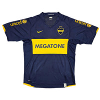 2007/08 Boca Juniors Home Football Shirt (M) Nike - Football Finery - FF204185