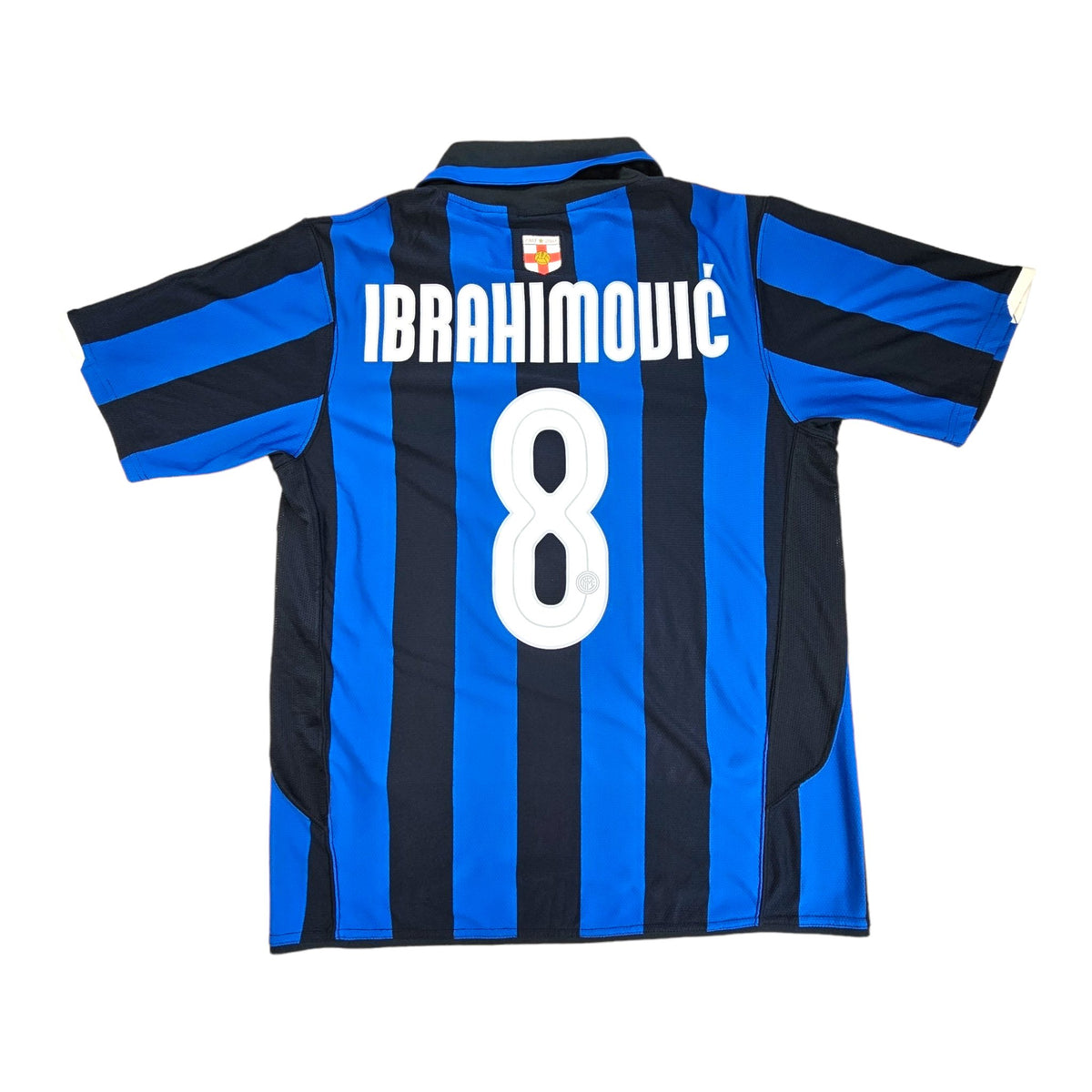 2007/08 Inter Milan Home Football Shirt (M) Nike #8 Ibrahimovic (Centenary) - Football Finery - FF203275