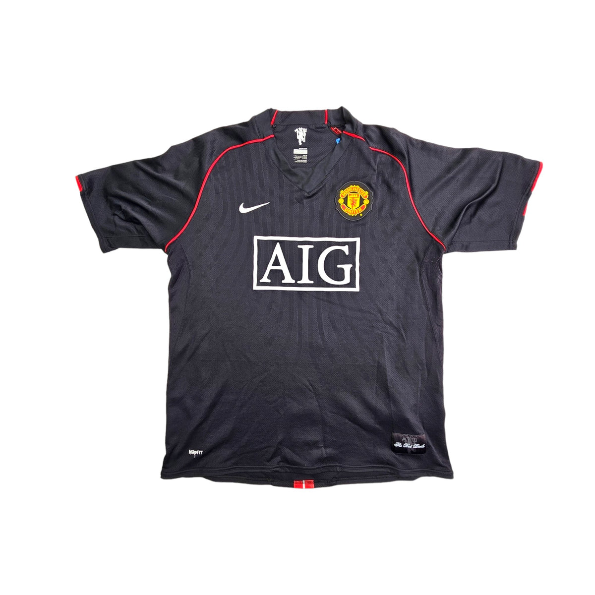 2007/08 Manchester United Away Football Shirt (L) Nike #7 Ronaldo - Football Finery - FF203754