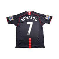 2007/08 Manchester United Away Football Shirt (L) Nike #7 Ronaldo - Football Finery - FF203754