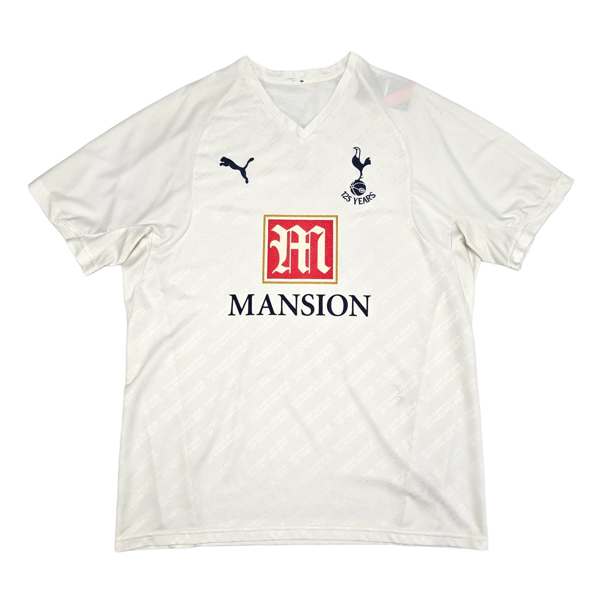 2007/08 Tottenham Hotspur Home Football Shirt (L) Puma #9 Berbatov (125 Years) - Football Finery - FF204180