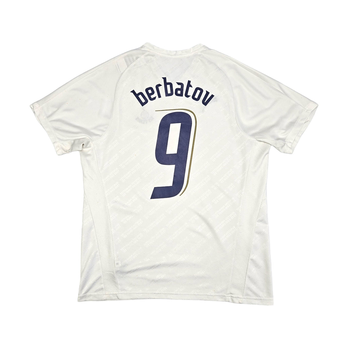 2007/08 Tottenham Hotspur Home Football Shirt (L) Puma #9 Berbatov (125 Years) - Football Finery - FF204180