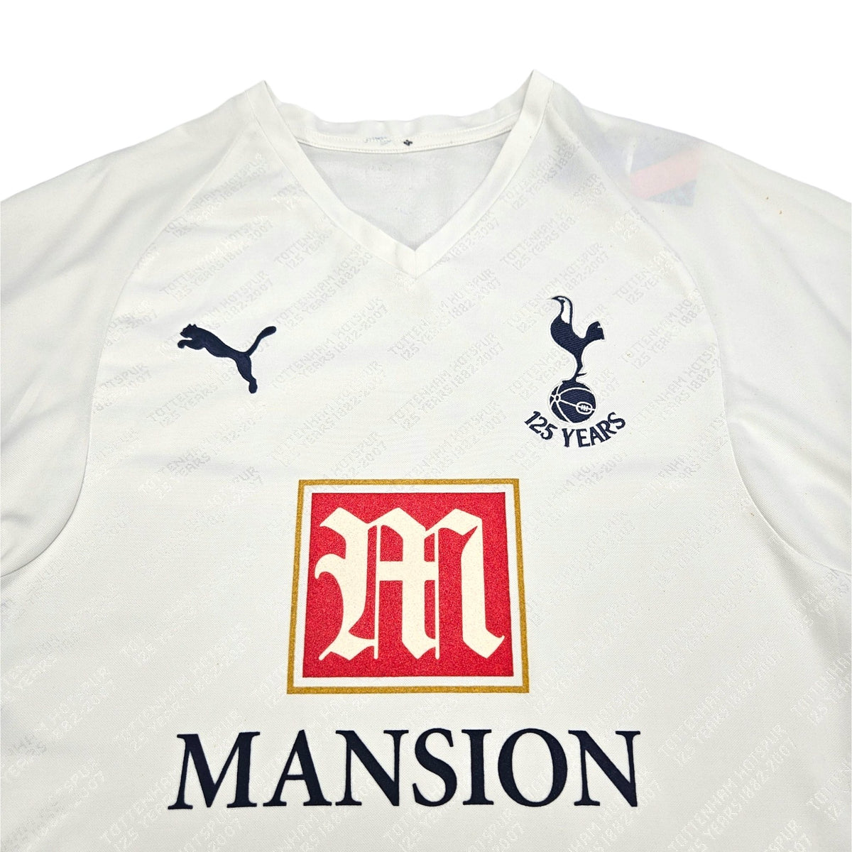 2007/08 Tottenham Hotspur Home Football Shirt (L) Puma #9 Berbatov (125 Years) - Football Finery - FF204180