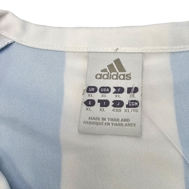 2007/09 Argentina Home Football Shirt (XL) Adidas - Football Finery - FF202550