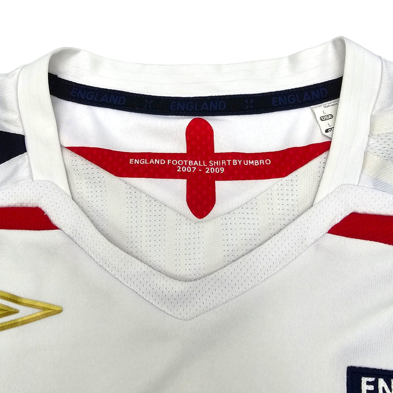 2007/09 England Home Football Shirt (L) Umbro - Football Finery - FF202834