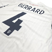 2007/09 England Home Football Shirt (XL) Umbro #4 Gerrard - Football Finery - FF203278