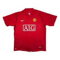 2007/09 Manchester United Home Football Shirt (L) Nike - Football Finery - FF204013