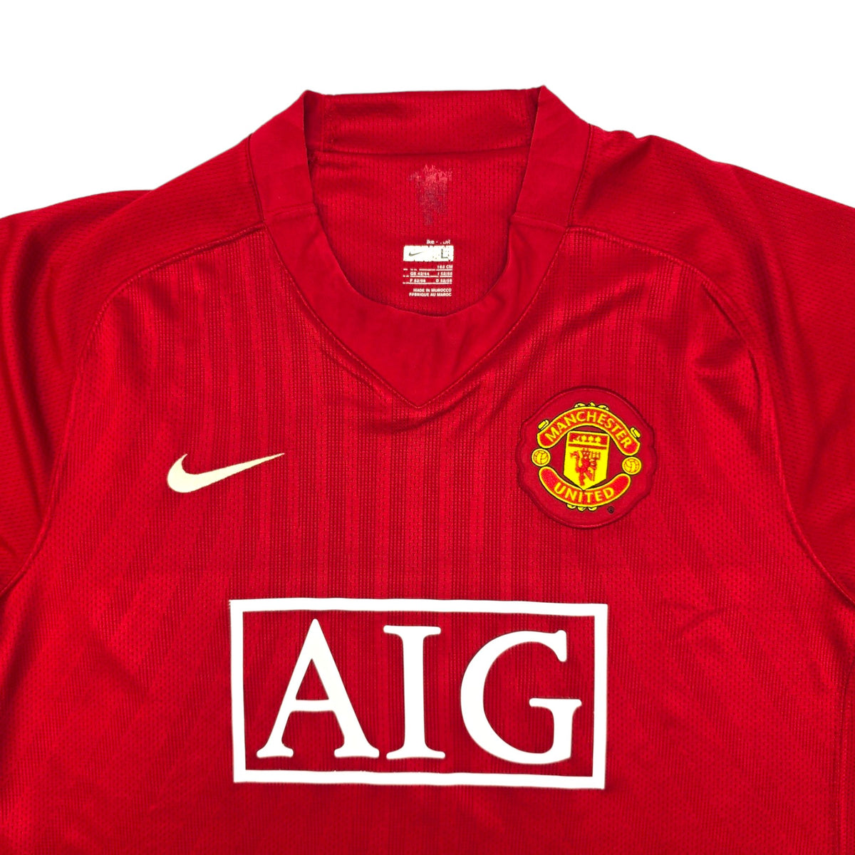 2007/09 Manchester United Home Football Shirt (L) Nike - Football Finery - FF204013