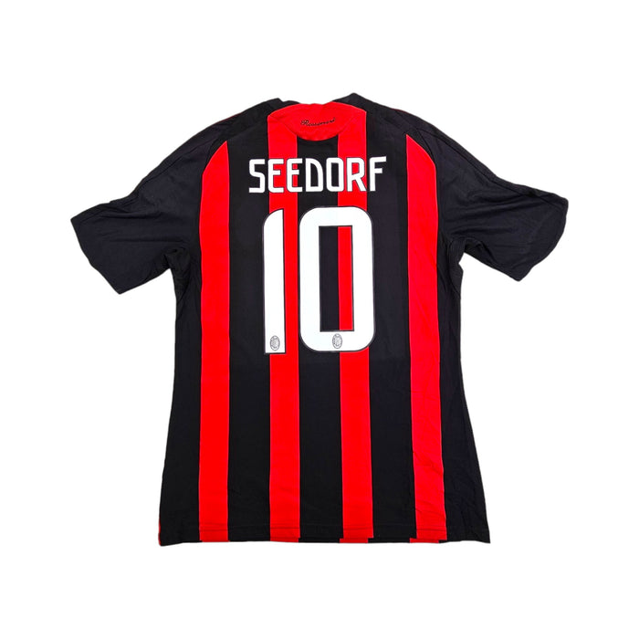 2008/09 AC Milan Home Football Shirt (M) Adidas #10 Seedorf - Football Finery - FF203606