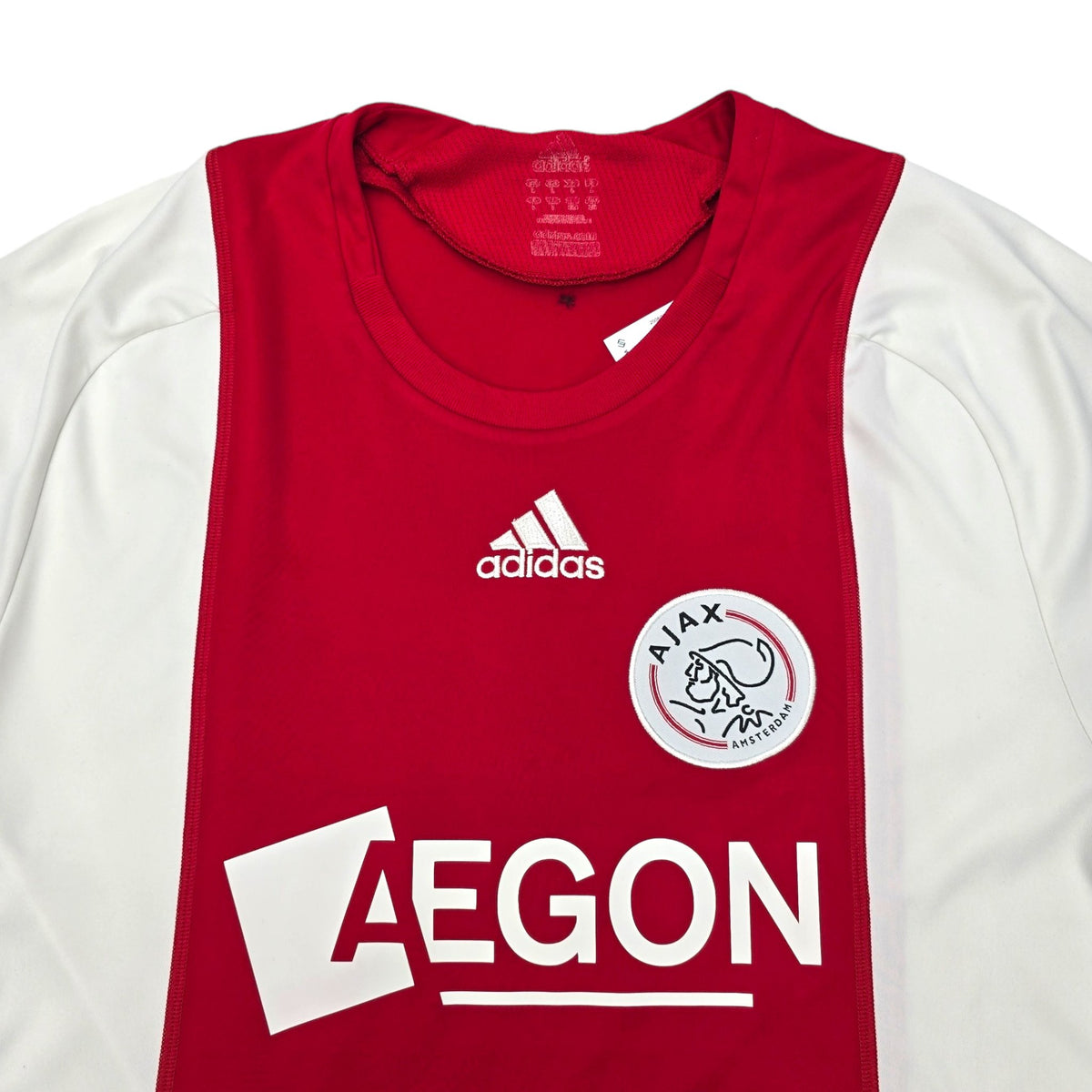 2008/09 Ajax Home Football Shirt (L) Adidas #16 Suarez - Football Finery - FF203899