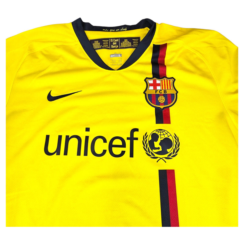 2008/09 Barcelona Away Football Shirt (L) Nike - Football Finery - FF203357