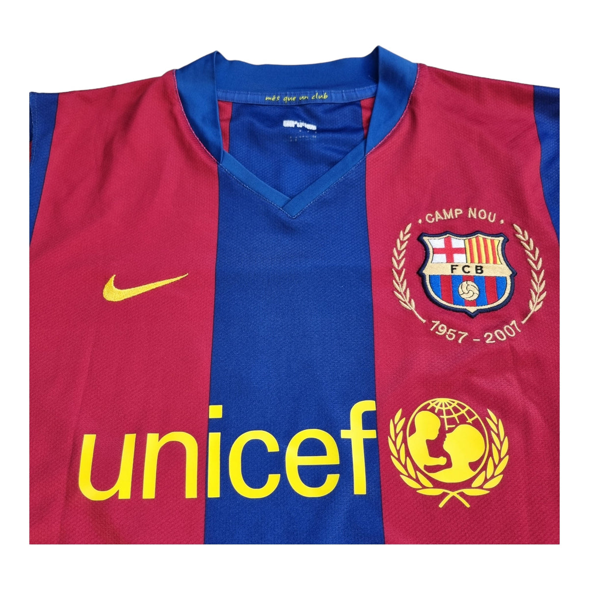 2008/09 Barcelona Home Football Shirt (M) Nike #9 Eto'o - Football Finery - FF203067