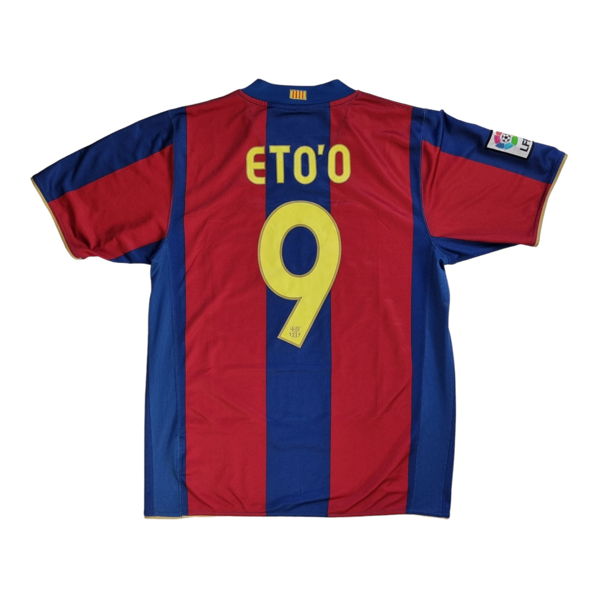 2008/09 Barcelona Home Football Shirt (M) Nike #9 Eto'o - Football Finery - FF203067