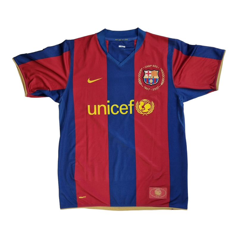 2008/09 Barcelona Home Football Shirt (M) Nike #9 Eto'o - Football Finery - FF203067