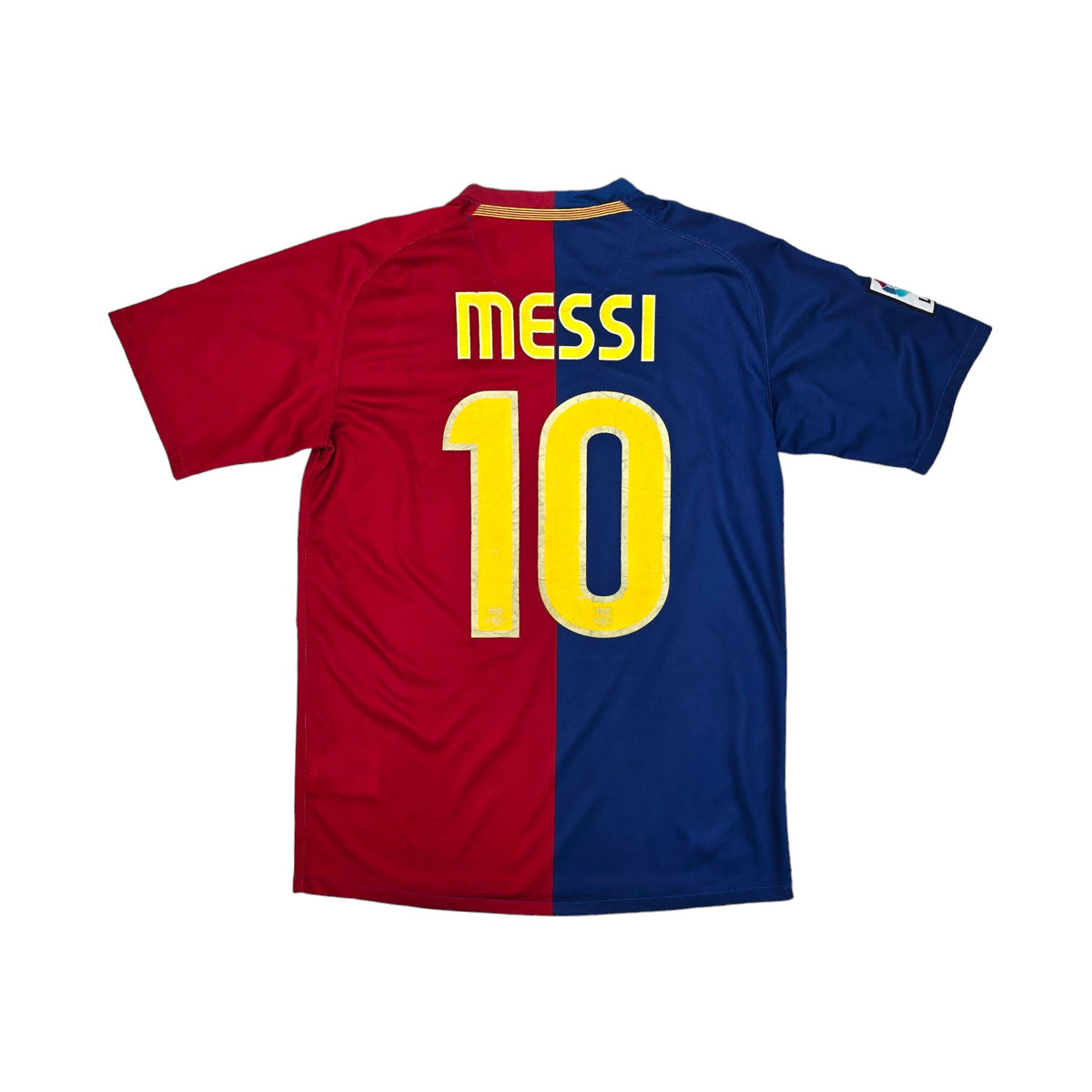 2008/09 Barcelona Home Football Shirt (S) Nike #10 Messi - Football Finery - FF203897