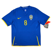 2008/09 Brazil Away Football Shirt (XL) Nike #8 Kaka (BNWTs) - Football Finery - FF300418