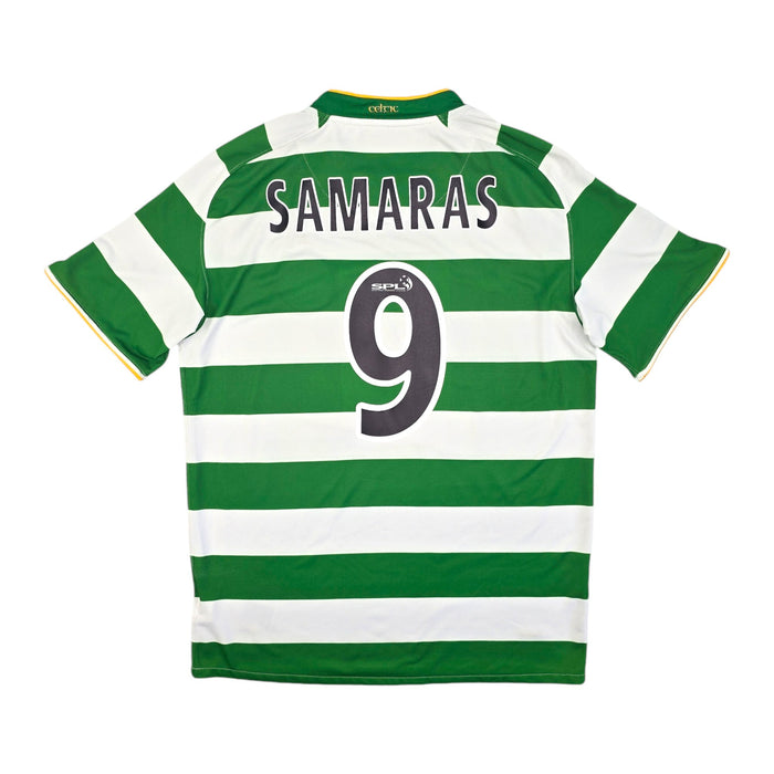 2008/09 Celtic Home Football Shirt (M) Nike #9 Samaras - Football Finery - FF204402