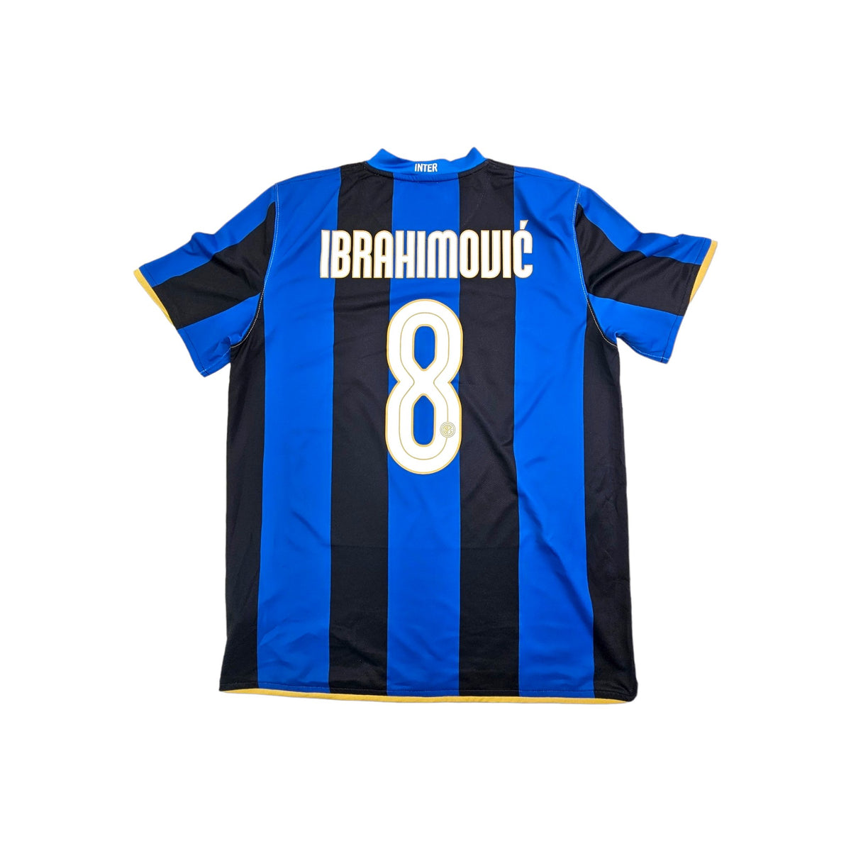 2008/09 Inter Milan Home Football Shirt (L) Nike #8 Ibrahimovic - Football Finery - FF203672