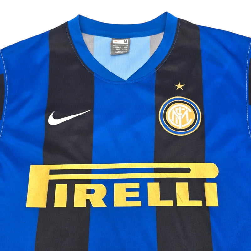 2008/09 Inter Milan Home Football Shirt (M) Nike #18 Crespo - Football Finery - FF204117