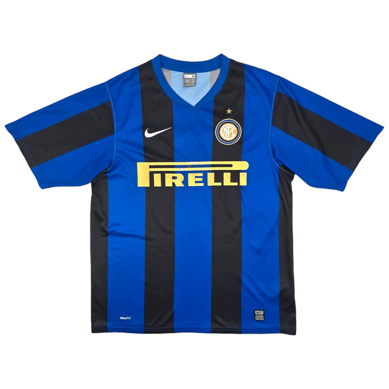 2008/09 Inter Milan Home Football Shirt (M) Nike #18 Crespo - Football Finery - FF204117