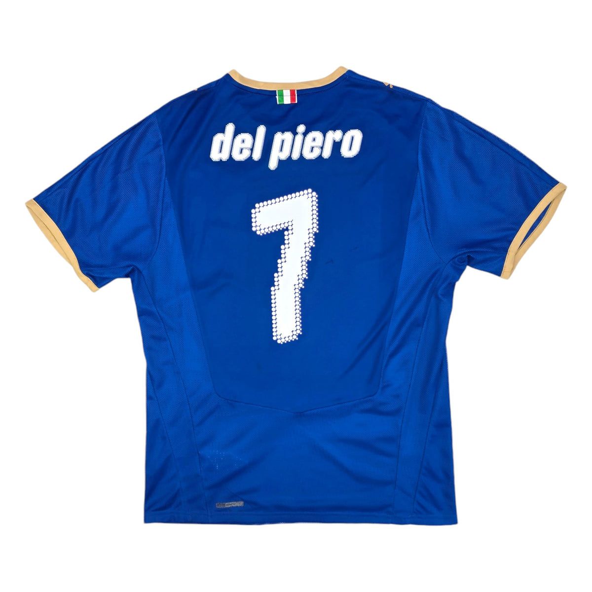 2008/09 Italy Home Football Shirt (M) Puma #7 Del Piero - Football Finery - FF204233