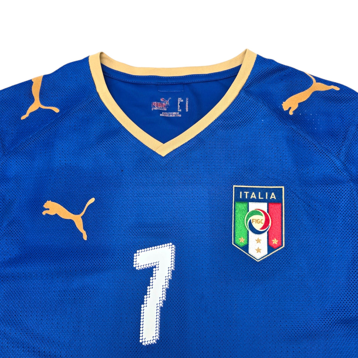 2008/09 Italy Home Football Shirt (M) Puma #7 Del Piero - Football Finery - FF204233