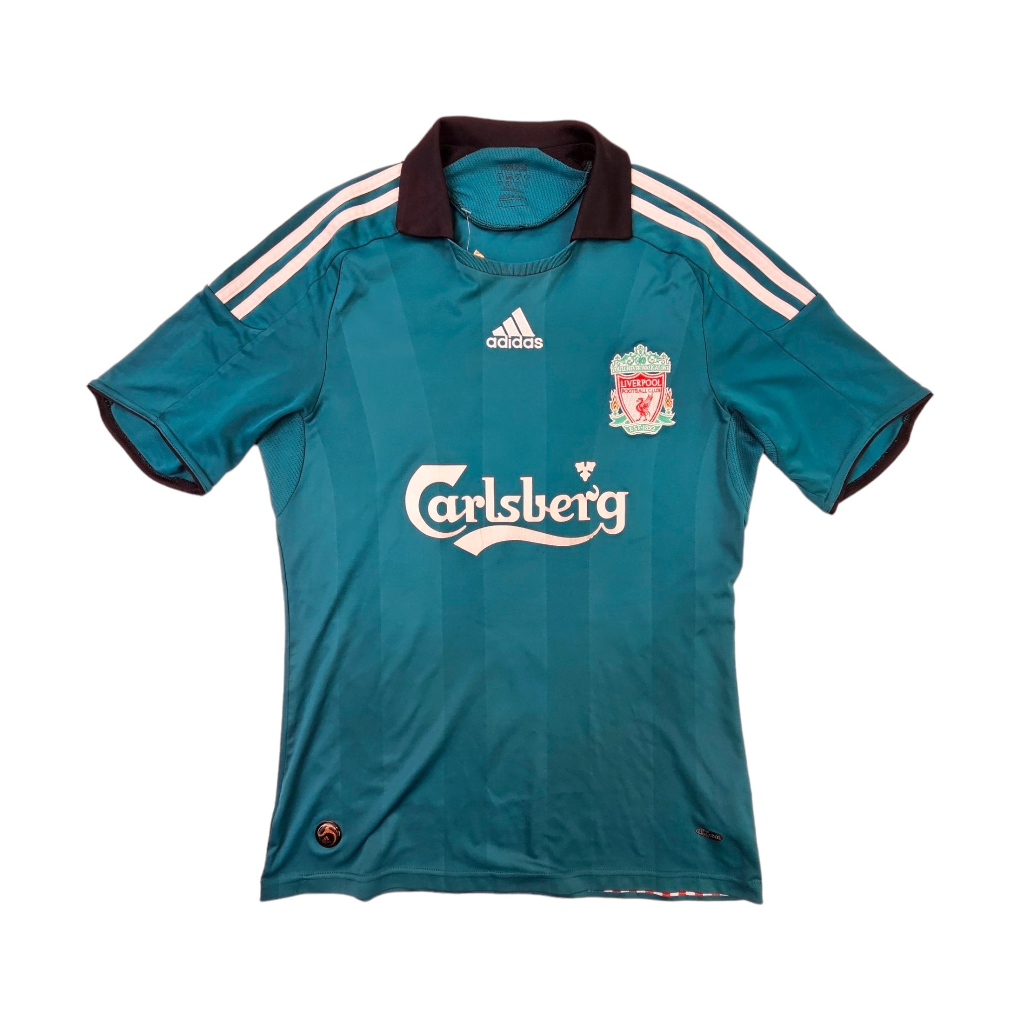 2008/09 Liverpool Third Football Shirt (S) Adidas #8 Gerrard 
