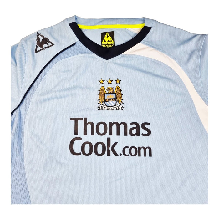 2008/09 Manchester City Home Football Shirt (L) Le Coq Sportif - Football Finery - FF202562