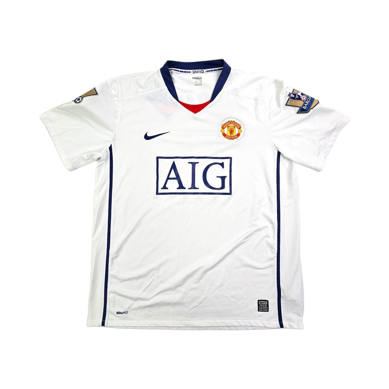 2008/09 Manchester United Away Football Shirt (L) Nike #9 Berbatov - Football Finery - FF203755