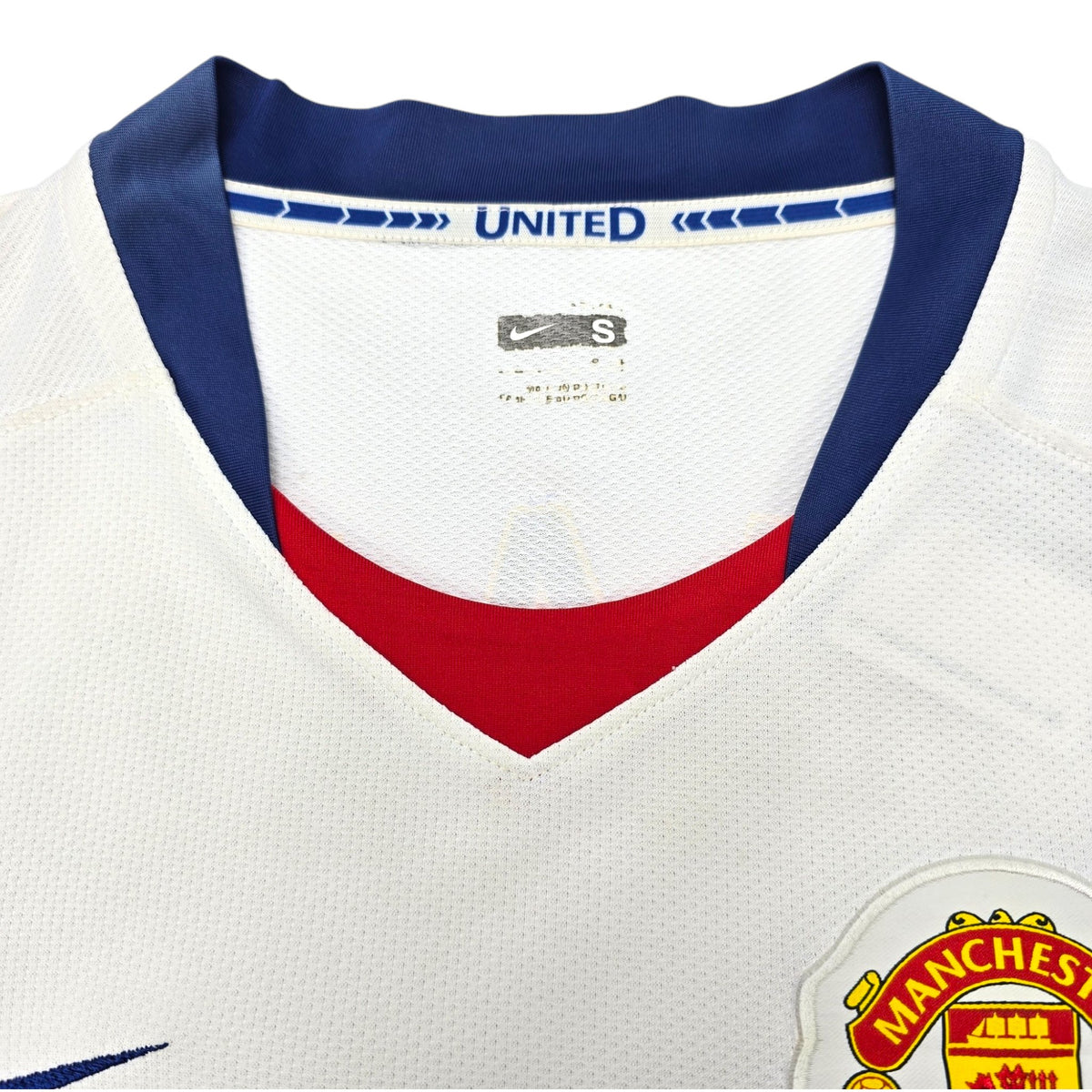 2008/09 Manchester United Away Football Shirt (S) Nike #7 Ronaldo - Football Finery - FF203903