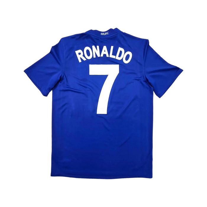 2008/09 Manchester United Third Football Shirt (M) Nike #7 Ronaldo (40th Anniversary) - Football Finery - FF203263