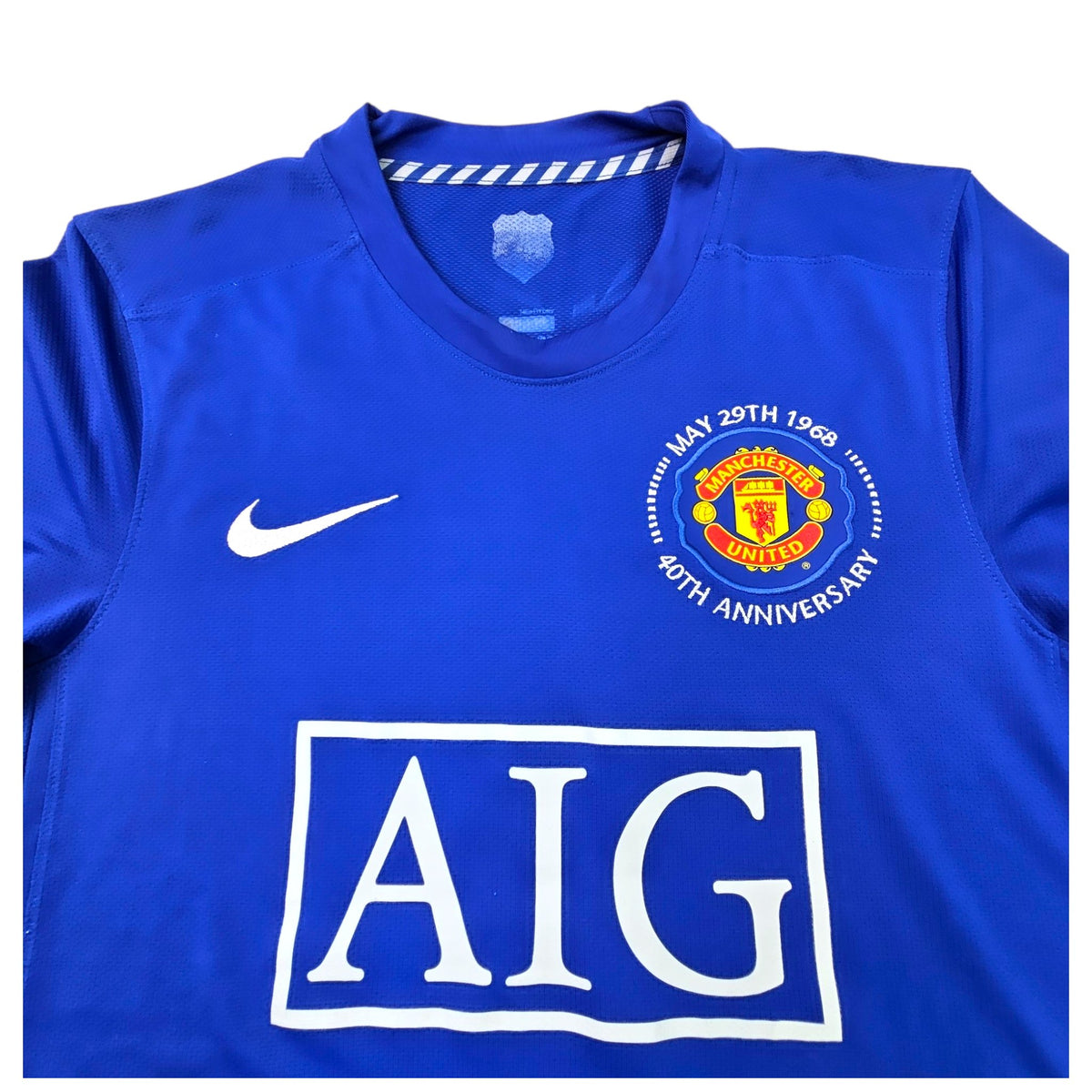 2008/09 Manchester United Third Football Shirt (M) Nike #7 Ronaldo (40th Anniversary) - Football Finery - FF203263