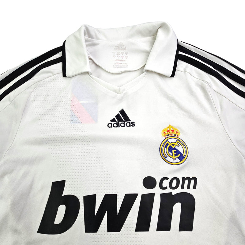 2008/09 Real Madrid Home Football Shirt (S) Adidas #5 Cannavaro - Football Finery - FF203520