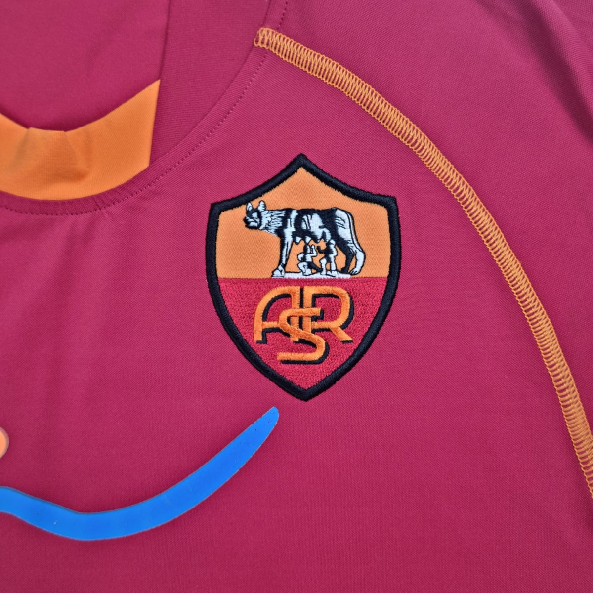 2008/09 Roma Home Football Shirt (L) Kappa #10 Totti - Football Finery - FF202653