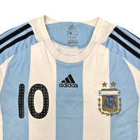 2008/10 Argentina Home Football Shirt (M) Adidas #10 Messi - Football Finery - FF203920